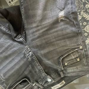 Men’s air flex American eagle jeans slim fit  black/grey